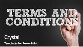  Presentation with writing - PPT layouts consisting of hand writing the text terms background and a dark gray colored foreground