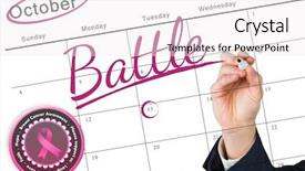  Presentation with breast cancer awareness - Audience pleasing slide deck consisting of hand writing with a marker against breast cancer awareness message in pink backdrop and a white colored foreground