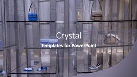  Presentation with fashion handbag - PPT theme consisting of handbag-purse-shoes-on-fashion background and a gray colored foreground