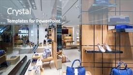  Presentation with fashion handbag - Cool new presentation with handbag retail fashion store backdrop and a gray colored foreground