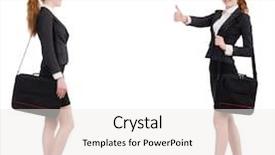  Presentation with racism white hands in modern - Amazing PPT theme having handbags - businesswoman with handbag isolated backdrop and a white colored foreground