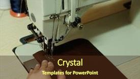  Presentation with sewing - Amazing presentation design having handbags - woman sewing leather handbag backdrop and a wine colored foreground