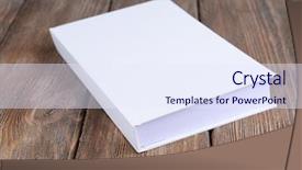  Presentation with tablets wood table tablet white - Presentation design having handbook - white book on wooden table background and a  colored foreground