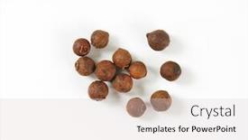  Presentation with allspice - PPT theme enhanced with handful-of-allspice-berries background and a lemonade colored foreground