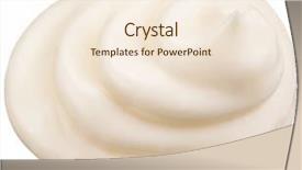  Presentation with mayonnaise - Beautiful PPT layouts featuring cannoli cream - handful of mayonnaise isolated backdrop and a cream colored foreground