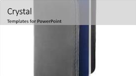  Presentation with black and white trees - Beautiful PPT theme featuring handi craft - opened black leather cover backdrop and a light gray colored foreground