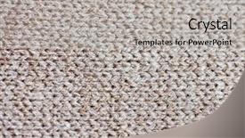  Presentation with handicraft - Presentation theme having handicraft knitwear and needlework concept background and a light gray colored foreground