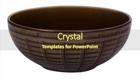  Presentation with ceramic - Presentation design having handicrafts india - close-up of a ceramic bowl background and a  colored foreground