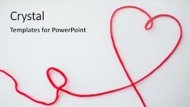  Presentation with handicraft - Colorful slide set enhanced with handiwork - handicraft love valentines day healthcare backdrop and a white colored foreground