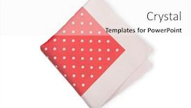 Presentation with background - Cool new PPT layouts with handkerchief-isolated-on-the-white backdrop and a white colored foreground