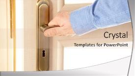  Presentation with hand world hands of jesus - Beautiful PPT theme featuring handle opening or closing backdrop and a lemonade colored foreground