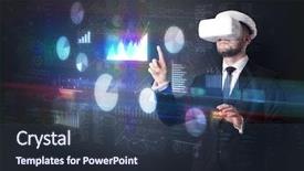  Presentation with fish waste handling - Theme having handling 3d reports and chart background and a tawny brown colored foreground