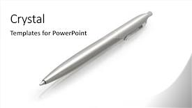  Presentation with silver fern black white flag - Slides with handling contract - silver handle isolated on white background and a  colored foreground