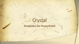  Presentation with partchment paper texture - Slides featuring handmade beige rice paper texture background and a cream colored foreground