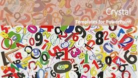  Presentation with newspaper - PPT theme enhanced with handmade collage of newspaper clippings background and a coral colored foreground