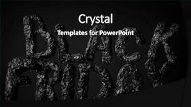  Presentation with creative - Cool new presentation theme with handmade foil lettering black friday backdrop and a black colored foreground