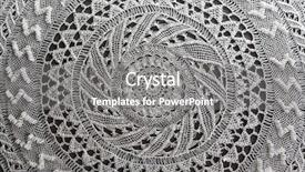  Presentation with black - PPT layouts featuring handmade lace on black background background and a gray colored foreground