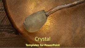  Presentation with shaman - Slide deck enhanced with handmade-native-american-style-shaman background and a tawny brown colored foreground