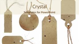  Presentation with price - Amazing PPT layouts having handmade paper - splattered price tags tied backdrop and a lemonade colored foreground