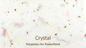  Presentation with fiber - Presentation theme featuring handmade paper with detailed fiber background and a sky blue colored foreground