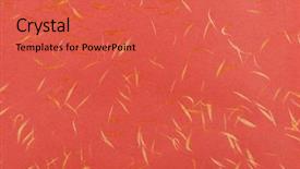  Presentation with abstract gold - Colorful PPT theme enhanced with handmade red paper with gold backdrop and a red colored foreground
