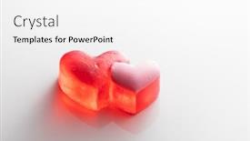  Presentation with shape heart - Beautiful presentation featuring handmade-soap-with-heart-shape backdrop and a white colored foreground