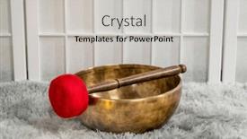  Presentation with tibetan singing bowl - Presentation theme with handmade-tibetan-singing-bowl background and a light gray colored foreground
