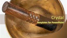  Presentation with tibetan singing bowl - Slides enhanced with handmade-tibetan-singing-bowl background and a  colored foreground