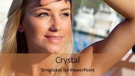  Presentation with woman world - Beautiful presentation featuring hands - beautiful teen girl sailing young backdrop and a coral colored foreground