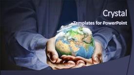  Presentation with save earth - Audience pleasing slide deck consisting of kuran - woman muslim student preparing backdrop and a gray colored foreground