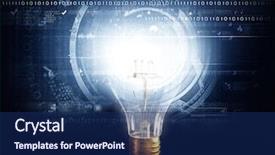  Presentation with idea of earth creation mixed - Amazing slide deck having hands abstract conceptual - innovative technology ideas mixed media backdrop and a navy blue colored foreground