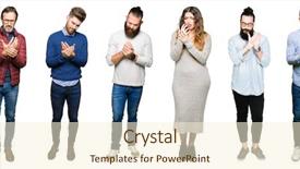  Presentation with people collage - PPT theme having hands and fingers arthritis inflammation background and a cream colored foreground