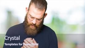  Presentation with inflammation - Slide set consisting of hands and fingers arthritis inflammation background and a tawny brown colored foreground