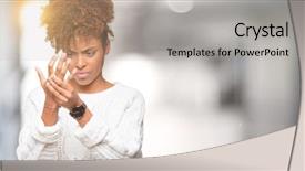  Presentation with arthritis - Amazing PPT layouts having hands and fingers arthritis backdrop and a light gray colored foreground