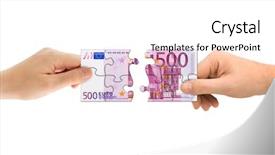  Presentation with racism white hands in modern - Theme enhanced with hands and money puzzle isolated background and a white colored foreground