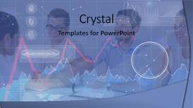  Presentation with analytics - Theme having hands down meeting - digital composite of composite image background and a ocean colored foreground