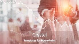  Presentation with hands down - Amazing slides having hands down meeting - stocks and shares against businesswoman backdrop and a coral colored foreground