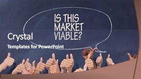  Presentation with giving - Beautiful PPT theme featuring hands-giving-thumbs-up-against backdrop and a ocean colored foreground