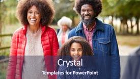  Presentation with generation family farm - Colorful presentation theme enhanced with hands grandmother grandchild - multi generation family on autumn backdrop and a ocean colored foreground