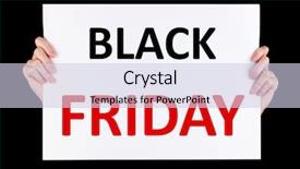  Presentation with black hands - Beautiful presentation featuring hands holding black friday advertising backdrop and a lemonade colored foreground