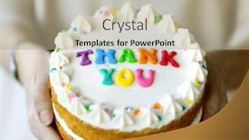  Presentation with colorful hands - PPT layouts enhanced with hands-holding-cake-with-colorful background and a mint green colored foreground