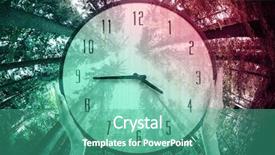  Presentation with hands saving - Presentation theme with saving fish - time change concept double exposure background and a seafoam green colored foreground