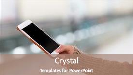  Presentation with drug use prevention - Colorful presentation theme enhanced with hands holding departmetns - woman use of the cellphone backdrop and a coral colored foreground