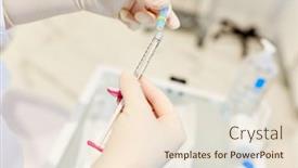  Presentation with wrinkle - Slide deck enhanced with hands-in-disposable-gloves-hold background and a lemonade colored foreground