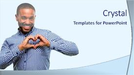  Presentation with african marriage - Cool new theme with hands in heart shape backdrop and a white colored foreground