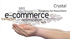  Presentation with cloud technology - Beautiful PPT theme featuring hands isolated on background metaphor backdrop and a white colored foreground