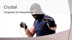  Presentation with monarch butterfly isolated on white - Amazing presentation having hands money - robber wearing balaclava isolated backdrop and a white colored foreground