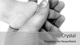  Presentation with black child - Presentation theme consisting of natural gas regulator meters background and a light gray colored foreground