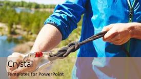  Presentation with man head in hands - Presentation theme featuring hands of active man preparing background and a  colored foreground