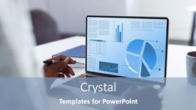  Presentation with african american business - Presentation theme having hands-of-african-american-businesswoman background and a light blue colored foreground